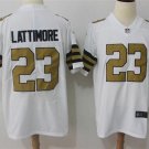 Men's Marshon Lattimore #23 Saints Color Rush Limited Player Jersey White