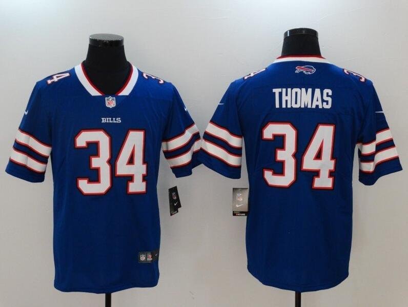 Men's Thurman Thomas #34 Bills Limited Player Jersey Royal