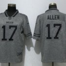 Men's Josh Allen #17 Bills Limited Player Jersey Gray