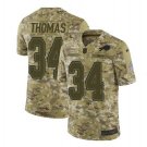 Men's Thurman Thomas #34 Bills Salute to Service Limited Player Jersey Camo