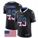 Men's Tremaine Edmunds #49 Bills Limited Player Jersey Black USA Flag