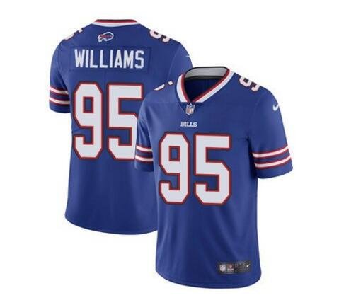 Men's Kyle Williams #95 Bills Limited Player Jersey Royal