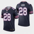 Men's Frank Gore #28 Bills Inverted Legend Player Jersey Navy