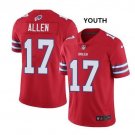 Youth Josh Allen #17 Bills Color Rush Limited Player Jersey Red