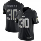 Men's Todd Gurley II #30 Rams Limited Player Jersey Black Hyphenation