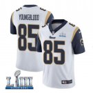 Men's Jack Youngblood #85 Rams Super Bowl LIII Limited Player Jersey White