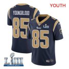 Youth Jack Youngblood #85 Rams Super Bowl LIII Limited Player Jersey Navy