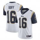 Men's Jared Goff #16 Rams Limited Player Jersey White