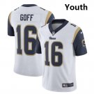 Youth Jared Goff #16 Rams Limited Player Jersey White
