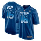Men's Jared Goff #16 Rams NFC 2019 Pro Bowl Game Player Jersey Royal