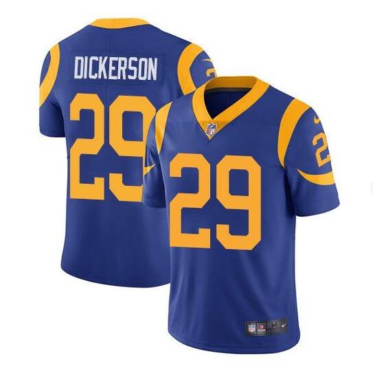 Men's Eric Dickerson #29 Rams Limited Player Jersey Royal