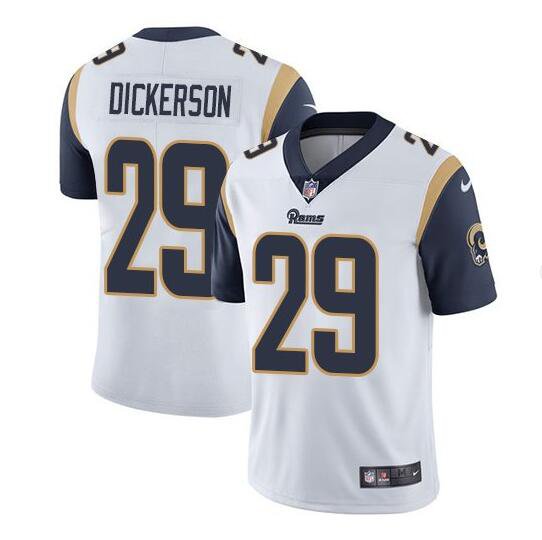 Men's Eric Dickerson #29 Rams Limited Player Jersey White