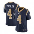 Men's Greg Zuerlein #4 Rams Limited Player Jersey Navy