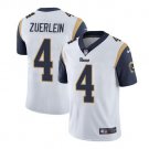 Men's Greg Zuerlein #4 Rams Limited Player Jersey White