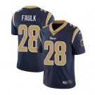 Men's Marshall Faulk #28 Rams Limited Player Jersey Navy