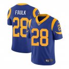 Men's Marshall Faulk #28 Rams Limited Player Jersey Royal