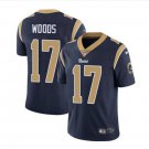 Men's Robert Woods #17 Rams Limited Player Jersey Navy