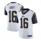 Men's Jared Goff #16 Rams Limited Player Jersey White