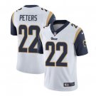 Men's Marcus Peters #22 Rams Limited Player Jersey White