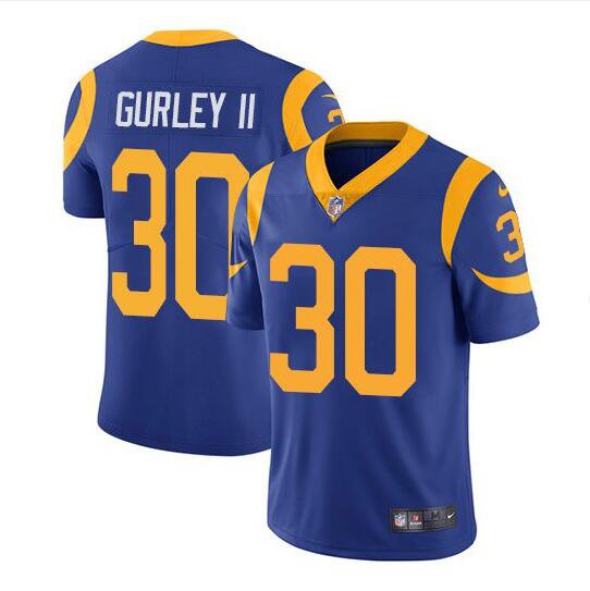 Men's Todd Gurley II #30 Rams Limited Player Jersey Royal