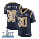 Men's Todd Gurley II #30 Rams Super Bowl LIII Limited Player Jersey Navy