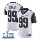 Men's Aaron Donald #99 Rams Super Bowl LIII Limited Player Jersey White