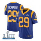 Men's Eric Dickerson #29 Rams Super Bowl LIII Limited Player Jersey Royal