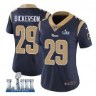 Women's Eric Dickerson #29 Rams Super Bowl LIII Limited Player Jersey Navy