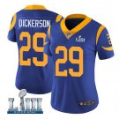 Women's Eric Dickerson #29 Rams Super Bowl LIII Limited Player Jersey Royal