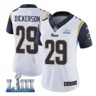 Women's Eric Dickerson #29 Rams Super Bowl LIII Limited Player Jersey White