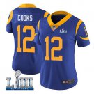 Women's Brandin Cooks #12 Rams Super Bowl LIII Limited Player Jersey Royal