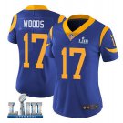 Women's Robert Woods #17 Rams Super Bowl LIII Limited Player Jersey Royal
