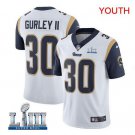 Youth Todd Gurley II #30 Rams Super Bowl LIII Limited Player Jersey White