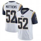 Men's Clay Matthews #52 Rams Limited Player Jersey White