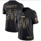 Men's Todd Gurley II #30 Rams Limited Player Jersey Black Gold Edition