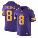 Men's Kirk Cousins #8 Vikings Color Rush Limited Player Jersey Purple