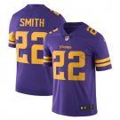 Men's Harrison Smith #22 Vikings Color Rush Limited Player Jersey Purple