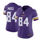Women's Randy Moss #84 Vikings Limited Player Jersey Purple