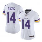 Women's Stefon Diggs #14 Vikings Limited Player Jersey White