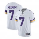 Men's Case Keenum #7 Vikings Limited Player Jersey White
