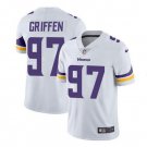 Men's Everson Griffen #97 Vikings Limited Player Jersey White
