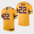 Men's Harrison Smith #22 Vikings Inverted Legend Player Jersey Gold