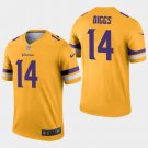 Men's Stefon Diggs #14 Vikings Inverted Legend Player Jersey Gold