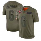 Men's Baker Mayfield #6 Browns 2019 Salute to Service Limited Player Jersey Camo