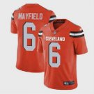 Men's Baker Mayfield #6 Browns Limited Player Jersey Orange