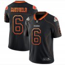 Men's Baker Mayfield #6 Browns Limited Player Jersey Black Shadow