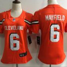 Women's Baker Mayfield #6 Browns Limited Player Jersey Orange