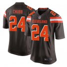 Men's Nick Chubb #24 Browns Game Player Jersey Brown