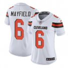 Women's Baker Mayfield #6 Browns Limited Player Jersey White