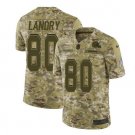 Men's Jarvis Landry #80 Browns Salute to Service Limited Player Jersey Camo